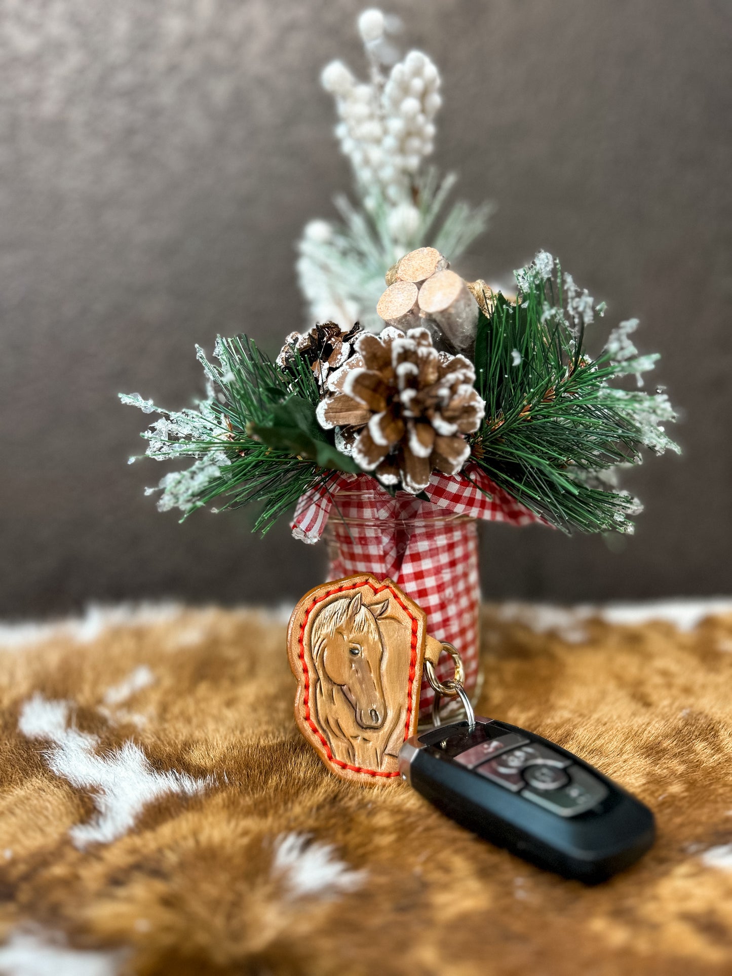 Custom Horse Keychain