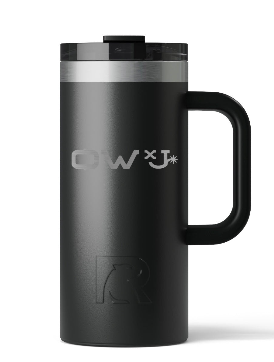 OWxJ 16 oz ceramic travel mug