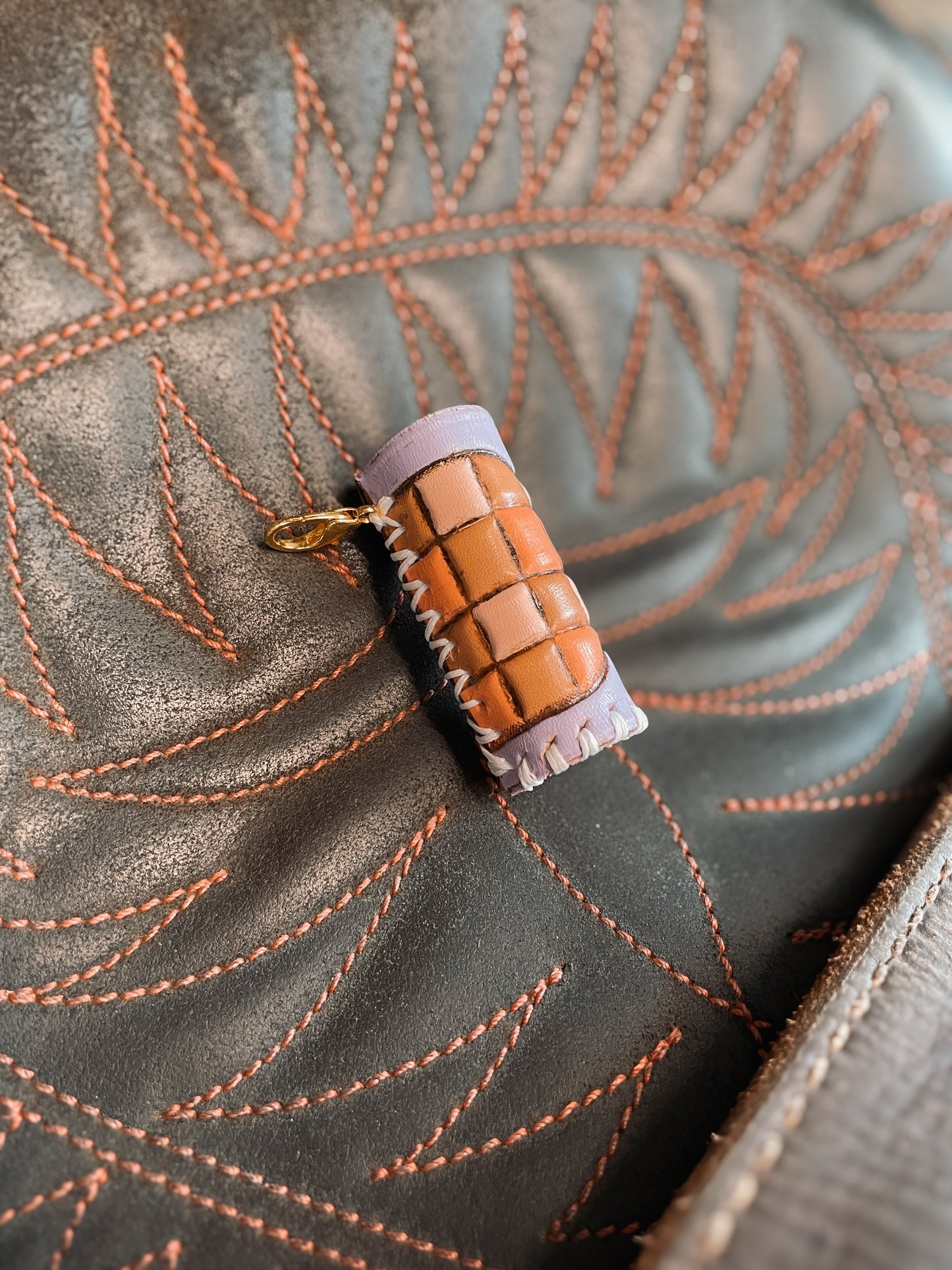 Checker Chapstick Holder