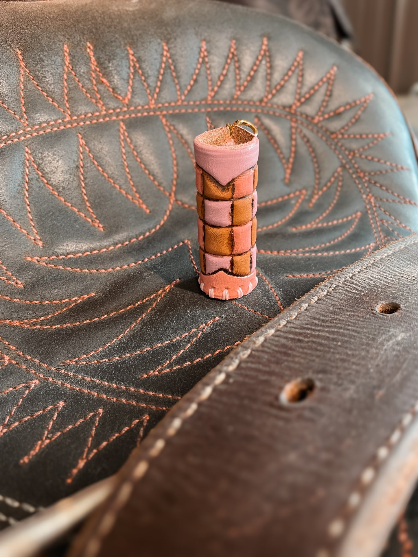 Checker Chapstick Holder