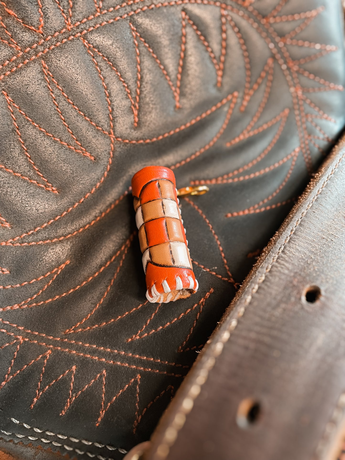 Checker Chapstick Holder