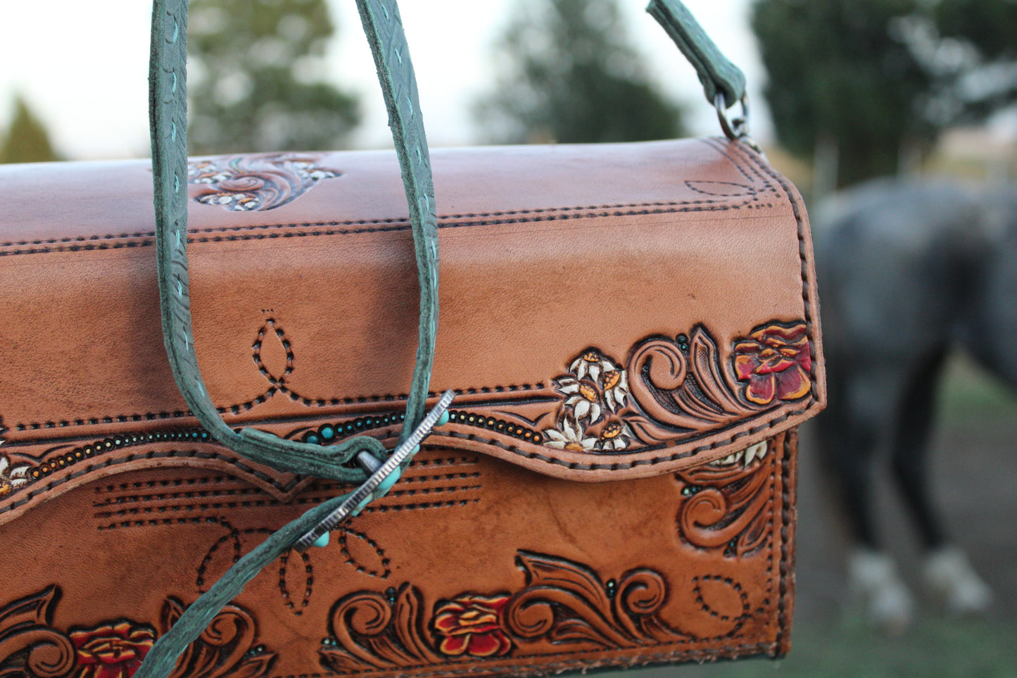Custom Purse Full Tooled DEPOSIT