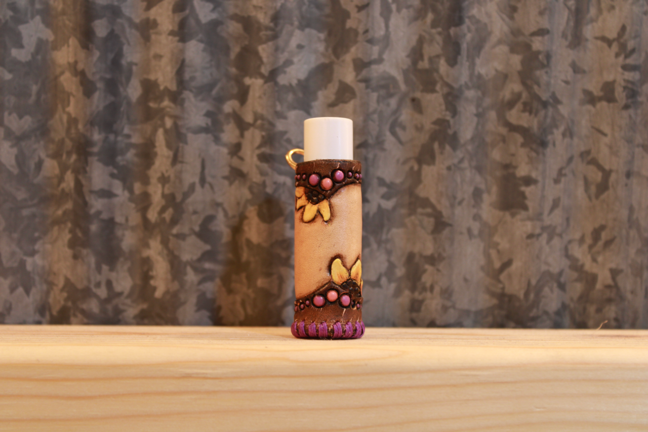 Chapstick Holder - Western Sunflower