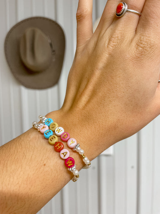 Yeehaw Beaded Bracelet