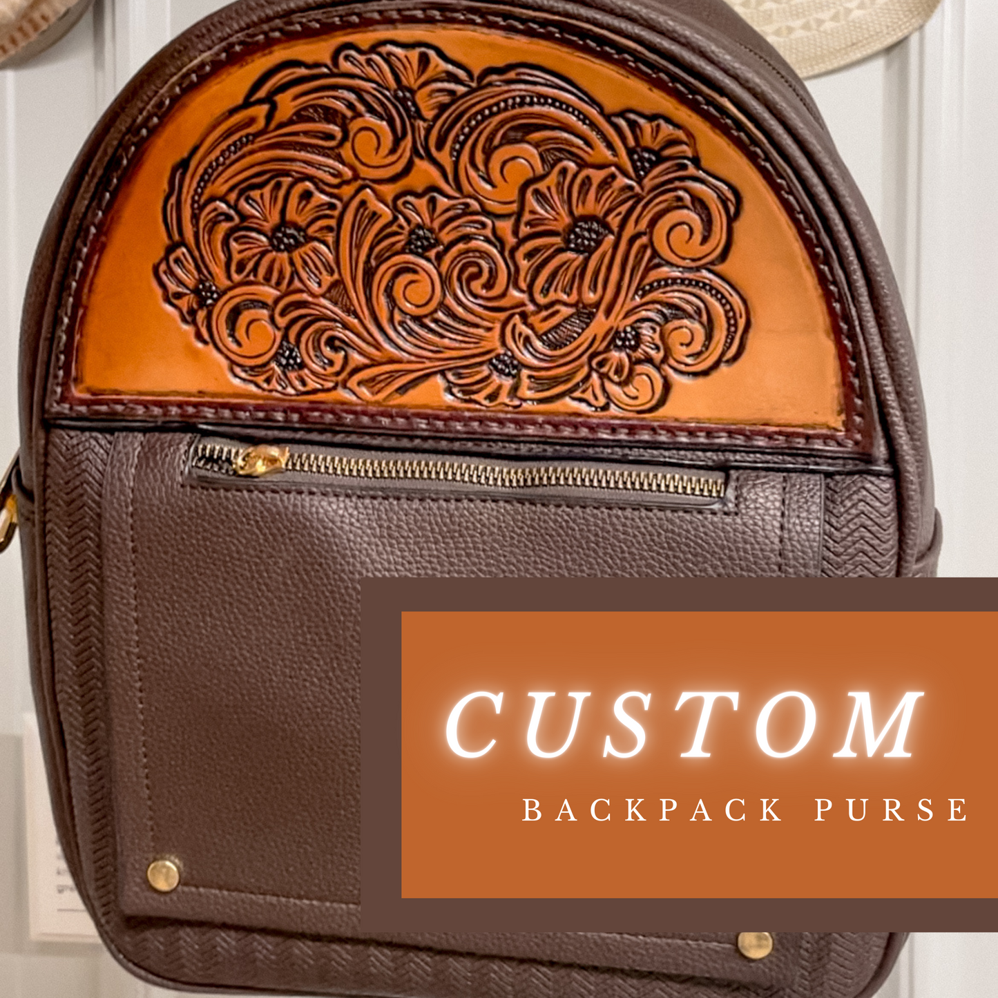 CUSTOM Backpack Purse