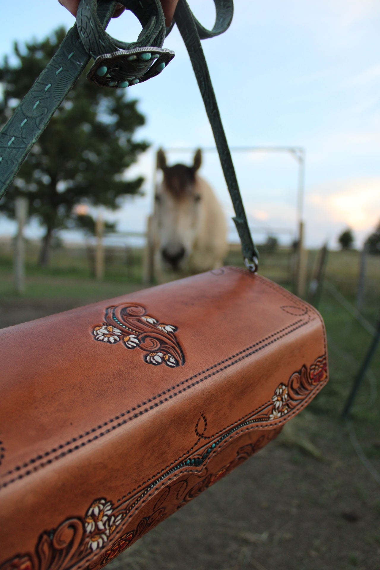 Custom Purse Full Tooled DEPOSIT