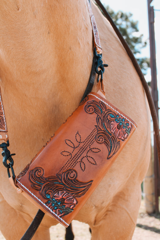 Custom Purse Full Tooled DEPOSIT